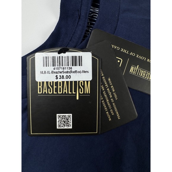 Baseballism Boston Red Sox Get Your Peanuts! T-Shirt XL‎ Navy New With Tags - Picture 6 of 6